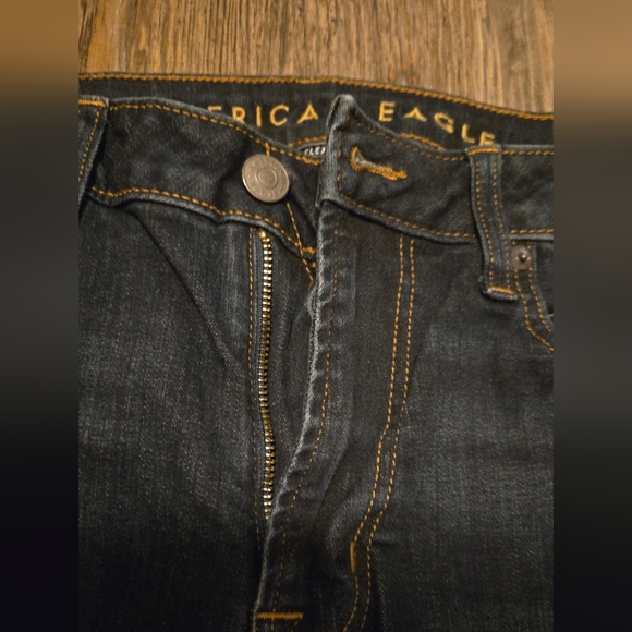 American Eagle, Men's size 34 x 34, Jean's, Original Straight, Flex, Barely Worn - Picture 5 of 9
